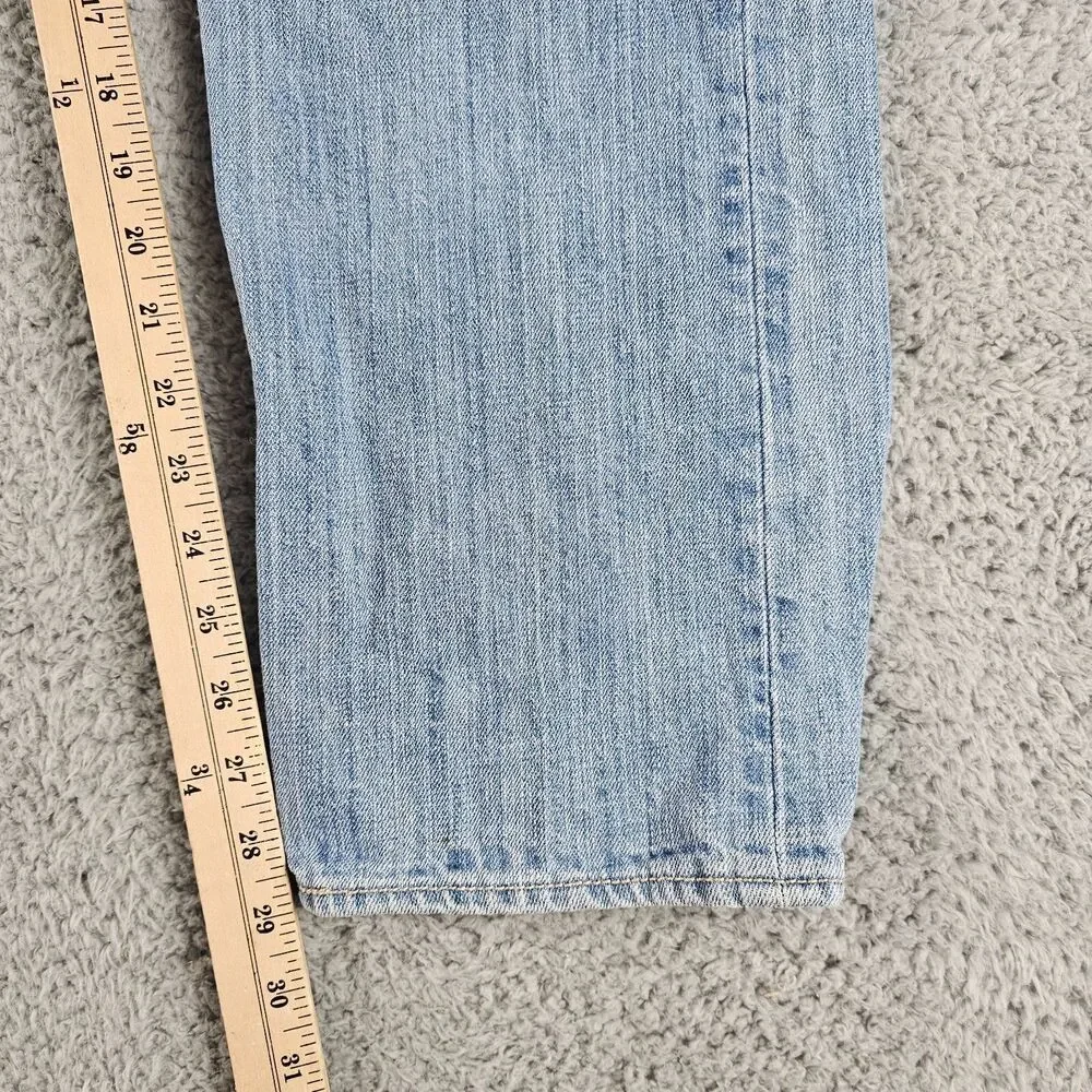 Levis 501 Jeans Mens 36x29* Blue Button Fly Classic Straight Grunge Distressed